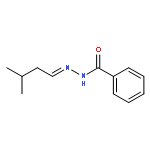 Benzoic acid, (3-methylbutylidene)hydrazide