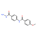 Benzoic acid,4-[(4-methoxybenzoyl)amino]-, hydrazide