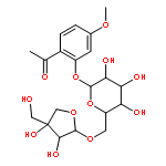 Ethanone,1-[2-[(6-O-D-apio-b-D-furanosyl-b-D-glucopyranosyl)oxy]-4-methoxyphenyl]-