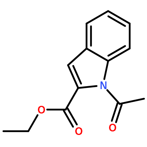 1H-Indole-2-carboxylic acid, 1-acetyl-, ethyl ester