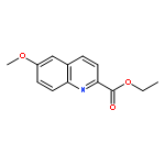 2-Quinolinecarboxylic acid, 6-methoxy-, ethyl ester