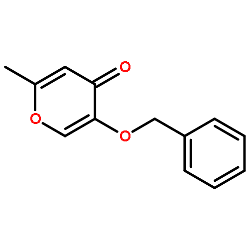 4H-Pyran-4-one, 2-methyl-5-(phenylmethoxy)-