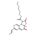 9-octanoyl-3-((E)-1-propenyl)-6a-methyl-9,9a-dihydro-6aH-furo[2,3-h]isochromene-6,8-dione