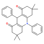 1,8(2H,5H)-Acridinedione,3,4,6,7,9,10-hexahydro-3,3,6,6-tetramethyl-9,10-diphenyl-