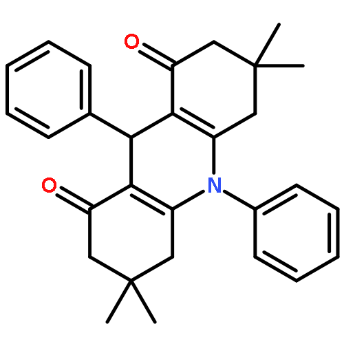 1,8(2H,5H)-Acridinedione,3,4,6,7,9,10-hexahydro-3,3,6,6-tetramethyl-9,10-diphenyl-