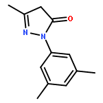 3H-Pyrazol-3-one, 2-(3,5-dimethylphenyl)-2,4-dihydro-5-methyl-