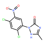 3H-1,2,4-Triazol-3-one, 2-(2,4-dichloro-5-nitrophenyl)-1,2-dihydro-5-methyl-