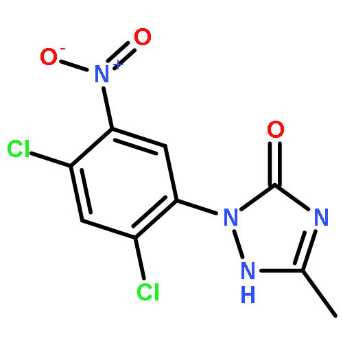 3H-1,2,4-Triazol-3-one, 2-(2,4-dichloro-5-nitrophenyl)-1,2-dihydro-5-methyl-