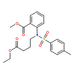 Methyl 2-(N-(4-ethoxy-4-oxobutyl)-4-methylphenylsulfonamido)benzoate