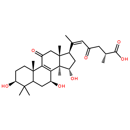 Lanosta-8,20(22)-dien-26-oicacid, 3,7,15-trihydroxy-11,23-dioxo-, (3b,7b,15a,20E)-