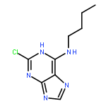 1H-Purin-6-amine, N-butyl-2-chloro-