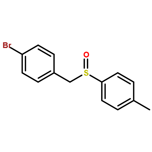 Benzene, 1-bromo-4-[[(4-methylphenyl)sulfinyl]methyl]-