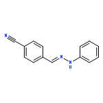 4-[(phenylhydrazinylidene)methyl]benzonitrile