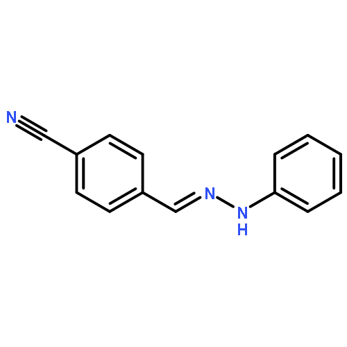 4-[(phenylhydrazinylidene)methyl]benzonitrile