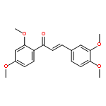 2-Propen-1-one,1-(2,4-dimethoxyphenyl)-3-(3,4-dimethoxyphenyl)-