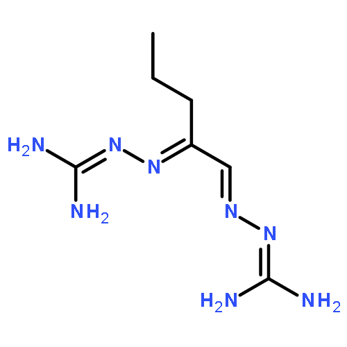 Hydrazinecarboximidamide,2,2'-(1-propyl-1,2-ethanediylidene)bis- (9CI)