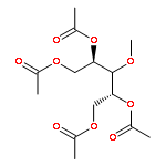 D-Arabinitol, 3-O-methyl-, tetraacetate