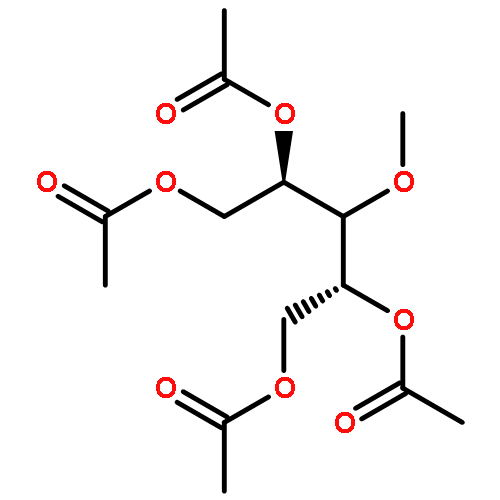 D-Arabinitol, 3-O-methyl-, tetraacetate