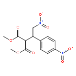 Propanedioic acid, [2-nitro-1-(4-nitrophenyl)ethyl]-, dimethyl ester