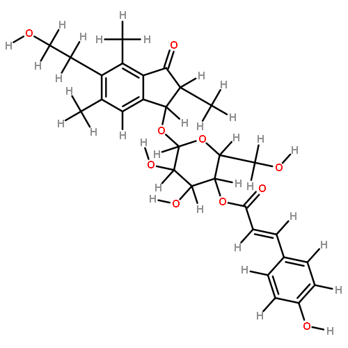 (2S,3S)-pterosin C 3-O-beta-(4'-p-coumaroyl)-glucopyranoside