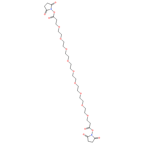 bis-(2,5-dioxopyrrolidin-1-yl)-4,7,10,13,16,19,22,25,28-nonaoxahentriacontane-1,31-dioate