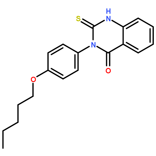 4(1H)-Quinazolinone, 2,3-dihydro-3-[4-(pentyloxy)phenyl]-2-thioxo-