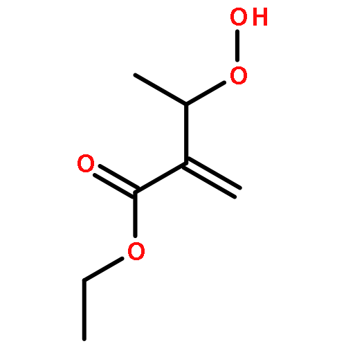 Butanoic acid, 3-hydroperoxy-2-methylene-, ethyl ester