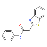 2-Benzothiazoleacetamide, N-phenyl-