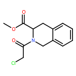 methyl 2-(chloroacetyl)-1,2,3,4-tetrahydroisoquinoline-3-carboxylate