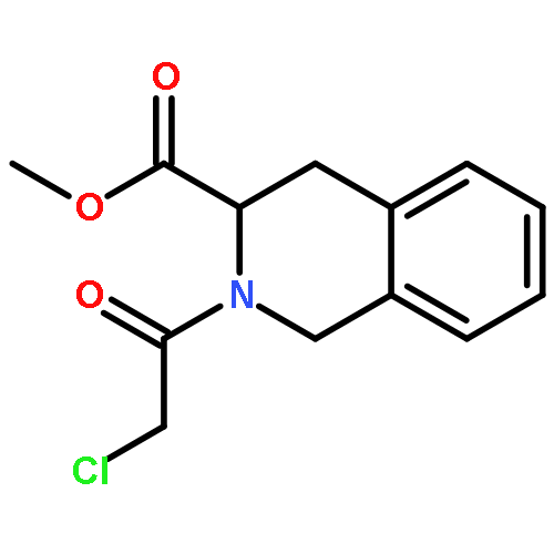 methyl 2-(chloroacetyl)-1,2,3,4-tetrahydroisoquinoline-3-carboxylate