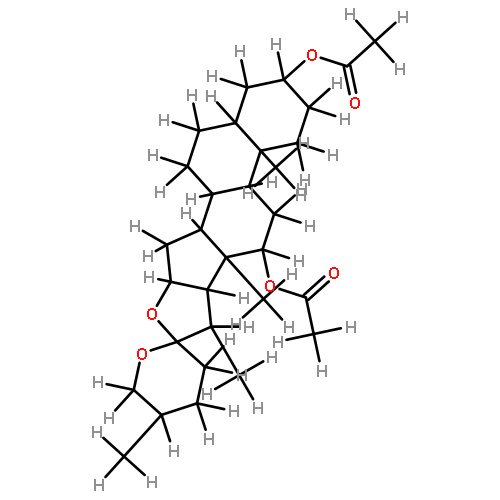 Di-Ac-(3beta,5alpha,12beta,25R)-Spirostane-3,12-diol