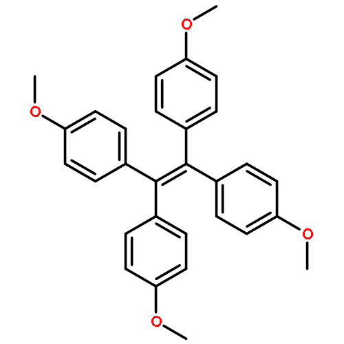 Benzene,1,1',1'',1'''-(1,2-ethenediylidene)tetrakis[4-methoxy-