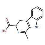 1-methyl-3,4-dihydro-beta-carboline-3-carboxylic acid