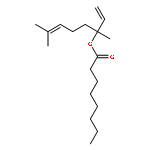 Octanoic acid,1-ethenyl-1,5-dimethyl-4-hexen-1-yl ester