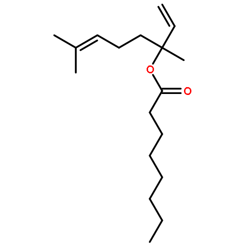 Octanoic acid,1-ethenyl-1,5-dimethyl-4-hexen-1-yl ester