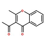 4H-1-Benzopyran-4-one, 3-acetyl-2-methyl-