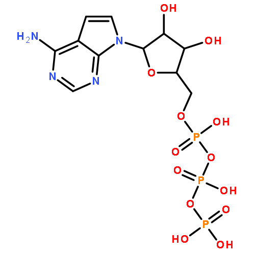 7H-Pyrrolo[2,3-d]pyrimidin-4-amine,7-[5-O-[hydroxy[[hydroxy(phosphonooxy)phosphinyl]oxy]phosphinyl]-b-D-ribofuranosyl]-