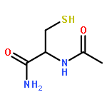 Propanamide,2-(acetylamino)-3-mercapto-, (aS)-