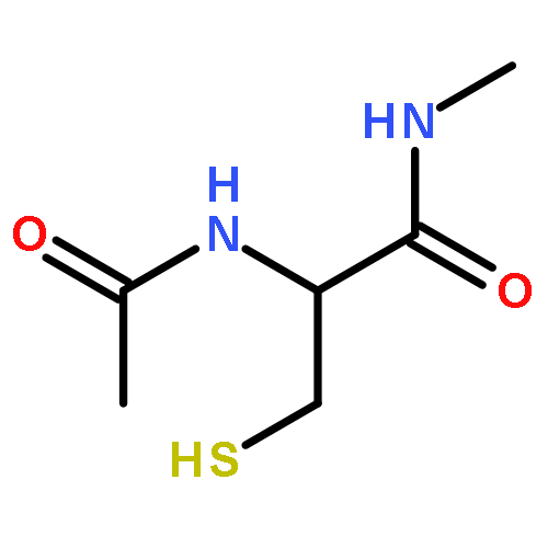 Propanamide, 2-(acetylamino)-3-mercapto-N-methyl-, (R)-