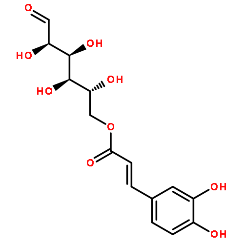 [(2R,3R,4S,5R)-2,3,4,5-TETRAHYDROXY-6-OXOHEXYL] (E)-3-(3,4-DIHYDROXYPHENYL)PROP-2-ENOATE