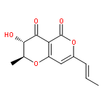 4H,5H-Pyrano[4,3-b]pyran-4,5-dione,2,3-dihydro-3-hydroxy-2-methyl-7-[(1E)-1-propen-1-yl]-, (2S,3S)-