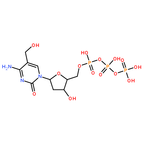 Cytidine 5'-(tetrahydrogen triphosphate), 2'-deoxy-5-(hydroxymethyl)-