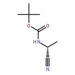 Carbamic acid,N-[(1R)-1-cyanoethyl]-, 1,1-dimethylethyl ester