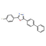 1,3,4-Oxadiazole, 2-[1,1'-biphenyl]-4-yl-5-(4-fluorophenyl)-