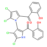 (4,4',5,5'-tetrachloro-1'h-1,3'-bipyrrole-2,2'-diyl)bis[(2-hydrox Yphenyl)methanone]