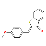 2-[(4-methoxyphenyl)methylidene]-1-benzothiophen-3-one