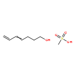 HEPTA-4,6-DIEN-1-OL;METHANESULFONIC ACID