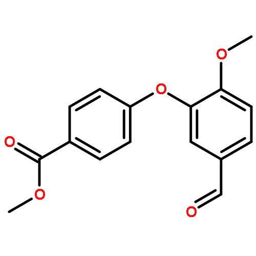 Benzoic acid, 4-(5-formyl-2-methoxyphenoxy)-, methyl ester