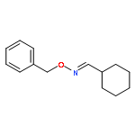 Cyclohexanecarboxaldehyde, O-(phenylmethyl)oxime