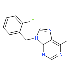 9H-Purine, 6-chloro-9-[(2-fluorophenyl)methyl]-